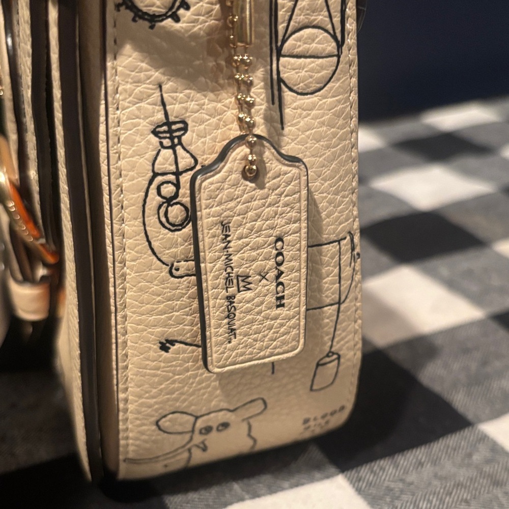 Coach X Jean-Michel Basquiat Kleo Shoulder Bag 17 limited edition - Picture 7 of 11